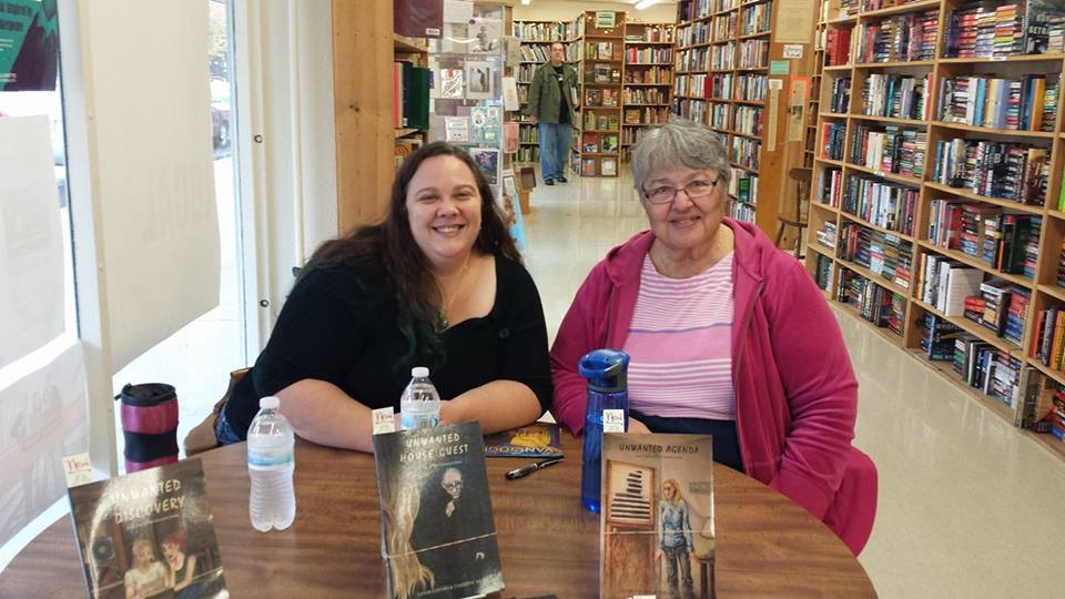 Tamarine and Sandra at Reader's Digest